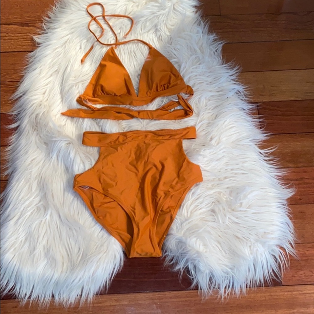 Matte Collection high waisted 2 piece bikini